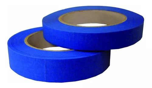 CINTA DE PAPEL AZUL 24MM X 40 MTS.DOBLE A