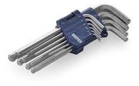 LLAVE ALLEN BALL S.LARGA 9 PZAS.1.5 A 10MM BREMEN