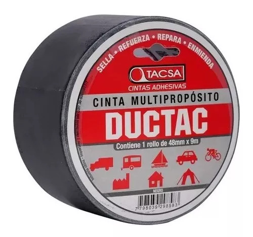 CINTA TACSA DUCTAPE 48MMX9MT