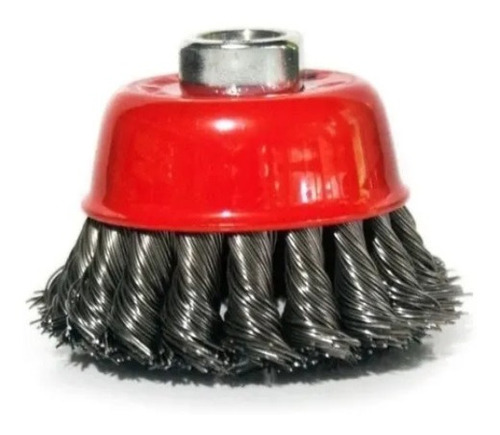 CEPILLO TRENZADO COPA AMOLADORA 115MM BREMEN