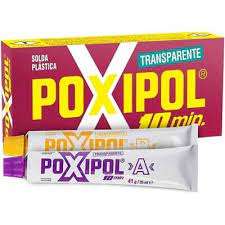 ADHESIVO POXIPOL 10' TRANSPARENTE 14 ML/16 GR.