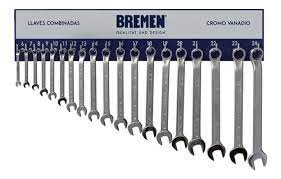 LLAVES COMBINADA 6A24 C/TABLERO BREMEN